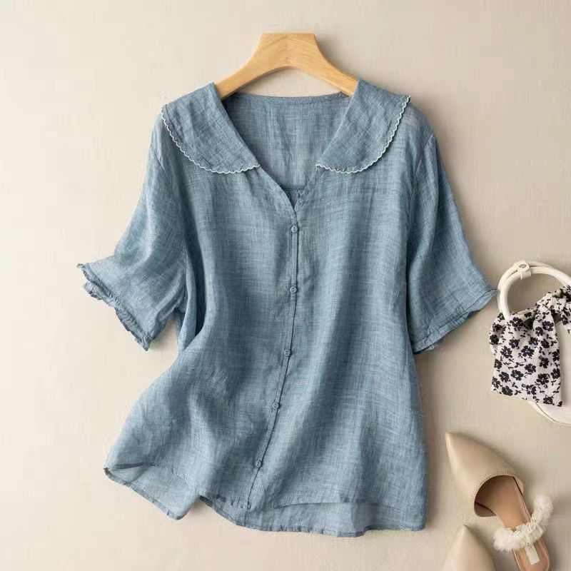 Clara | Breezy Linen Blouse