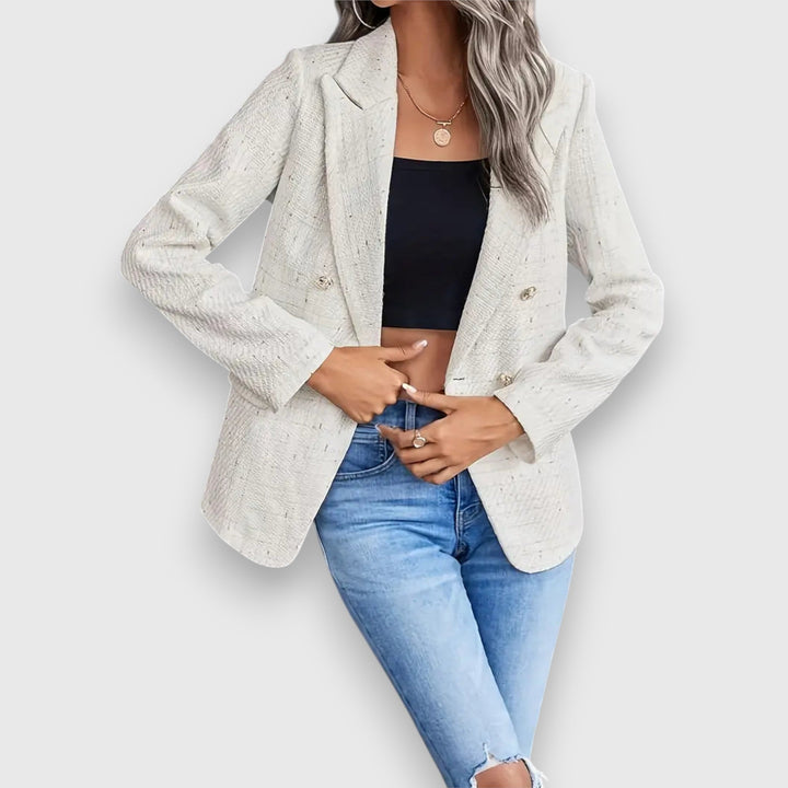 Clara | Elegant Tweed Blazer
