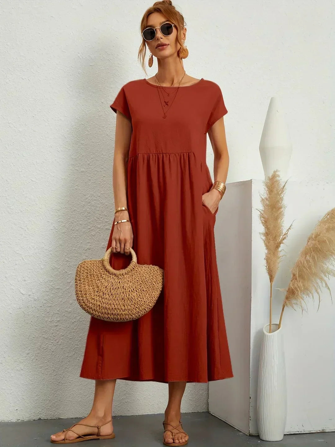 Lily | Elegant Pocket Dress