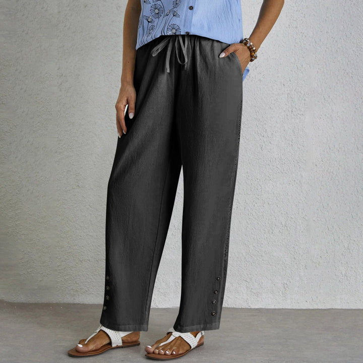 Megan | Chic Button-Up Trousers