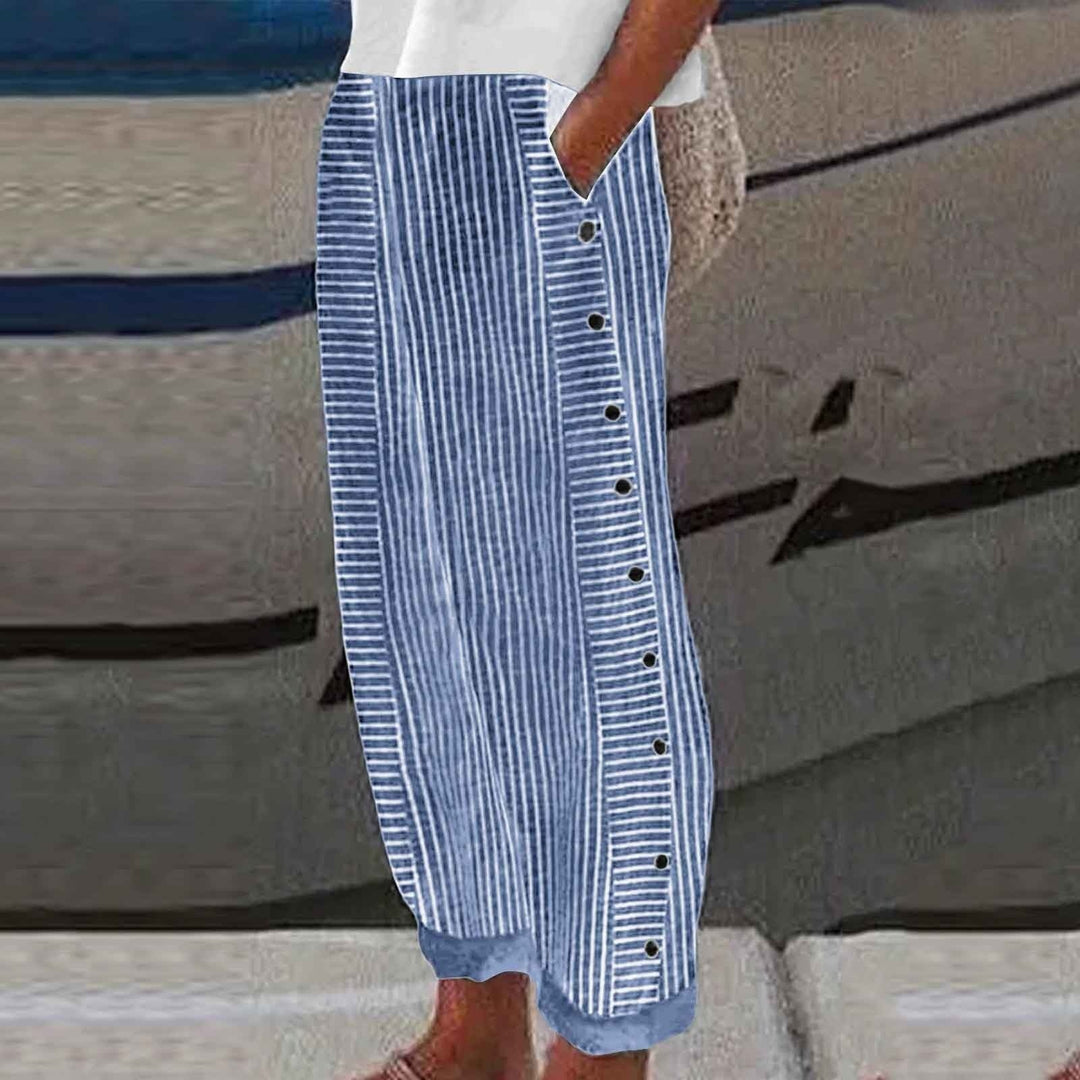 Clara | Stylish Striped Trousers