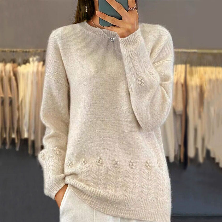 Sophie | Elegant Floral Sweater