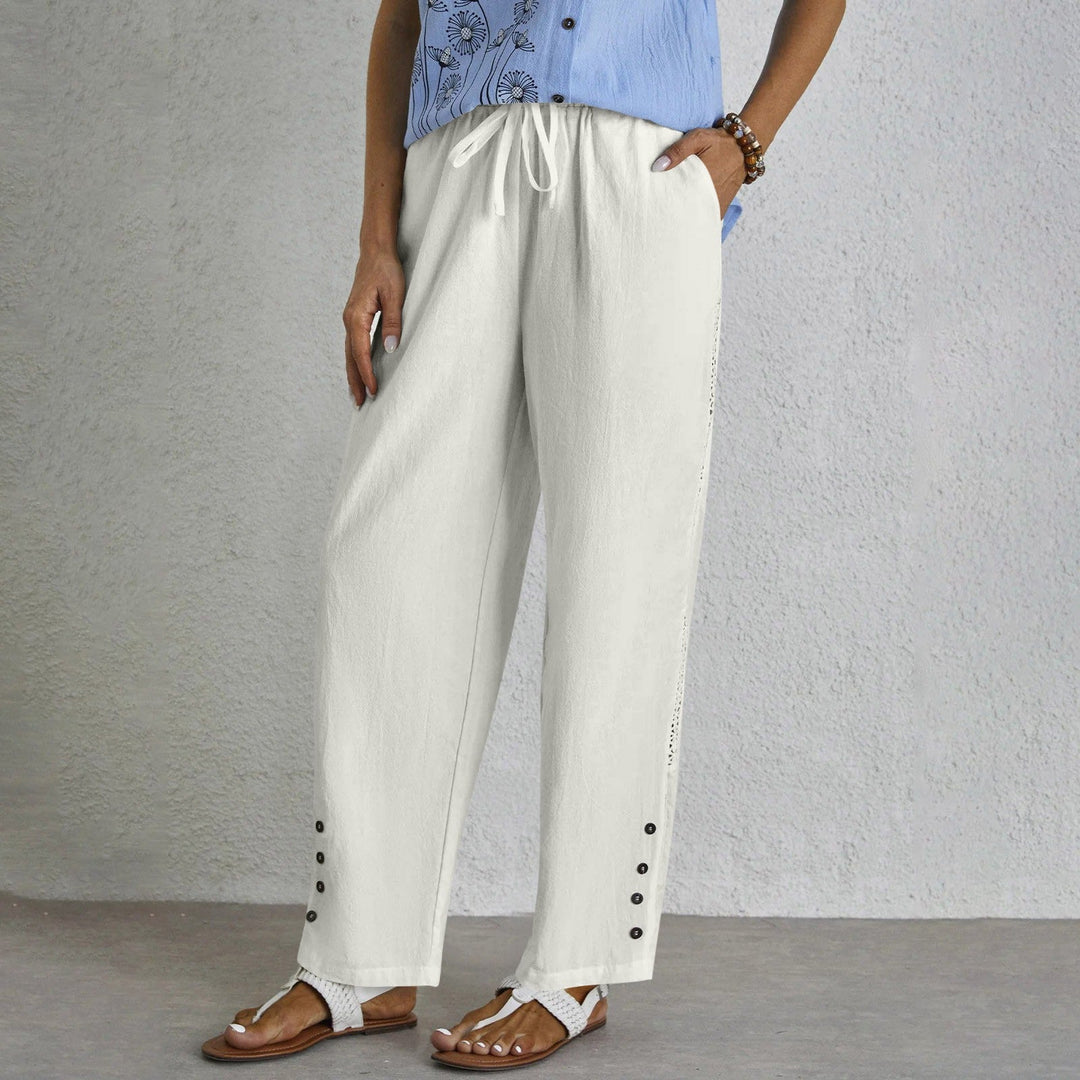 Megan | Chic Button-Up Trousers
