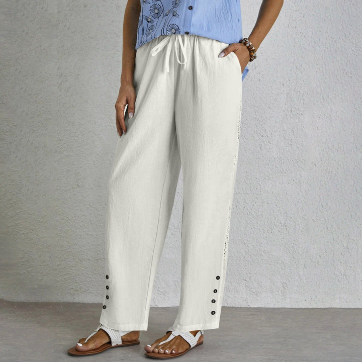 Megan | Chic Button-Up Trousers