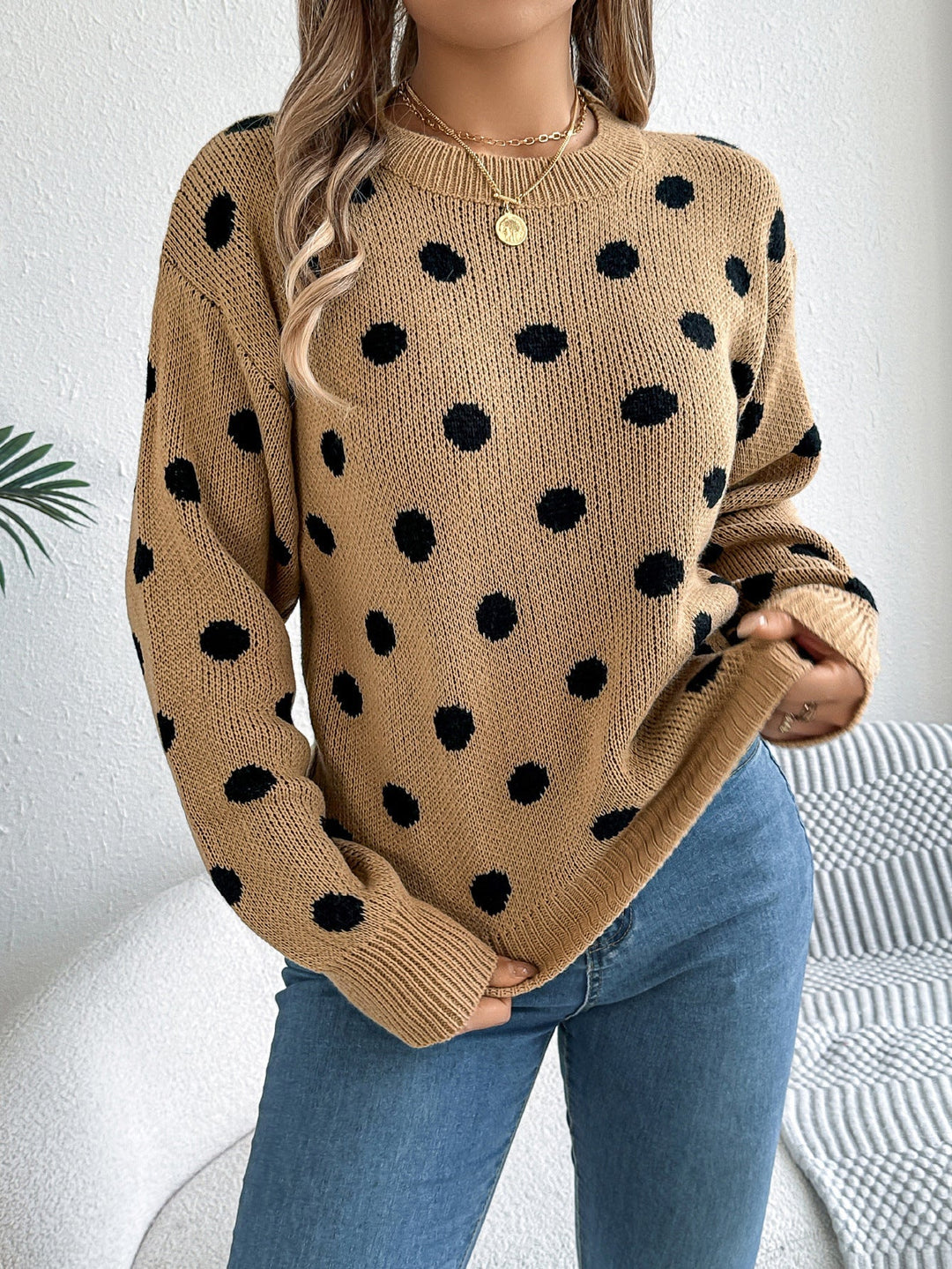 Sophie | Playful Polka Dot Jumper