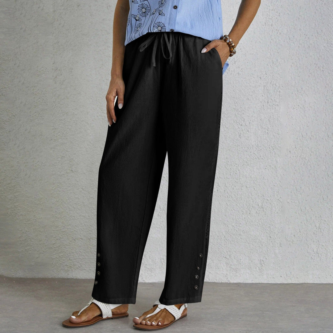 Megan | Chic Button-Up Trousers