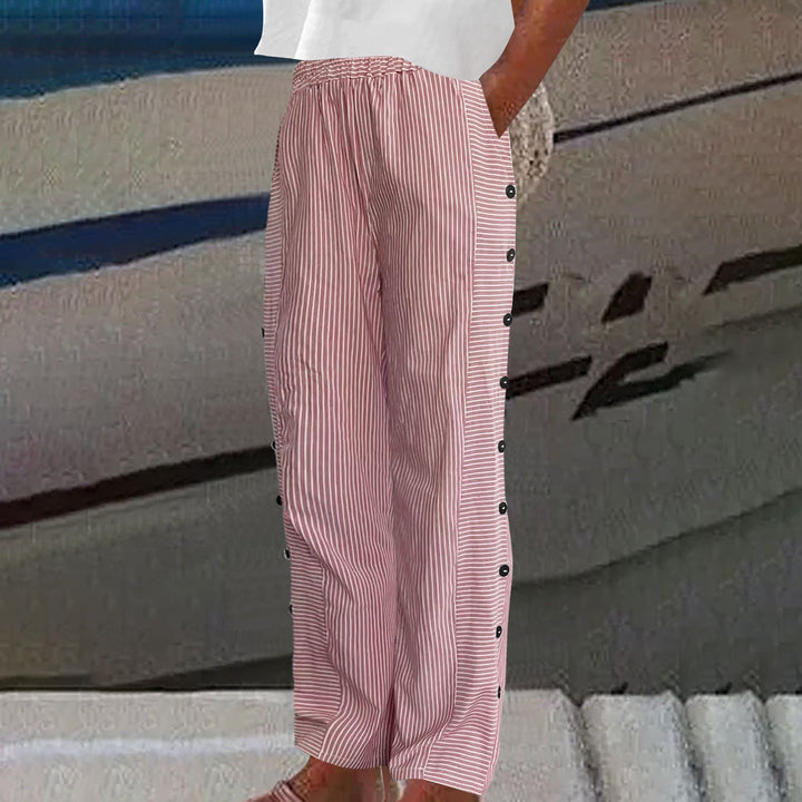 Clara | Stylish Striped Trousers