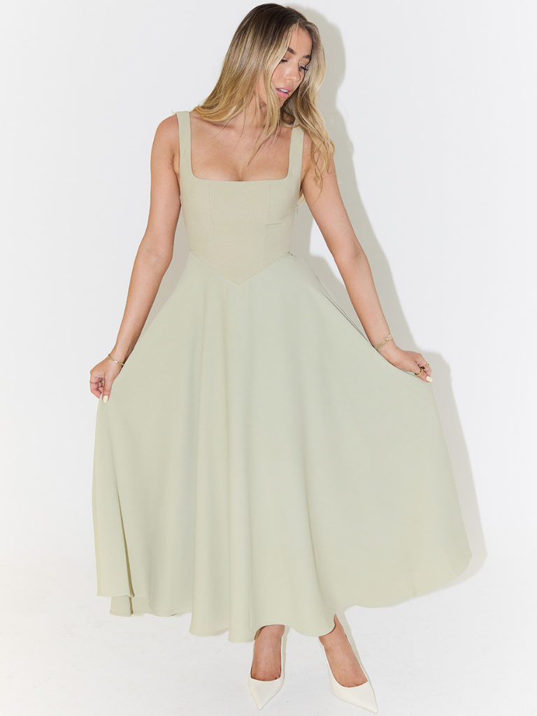 Megan | Elegant Midi Dress