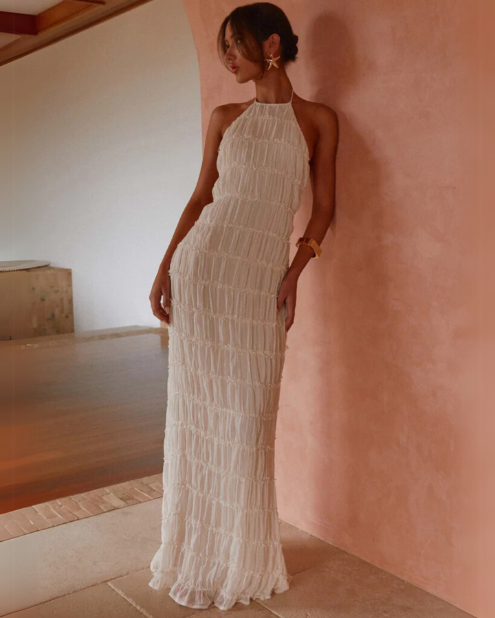 Clara | Textured Maxi Gown