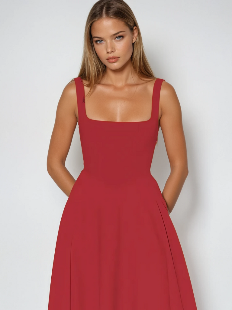 Megan | Elegant Midi Dress
