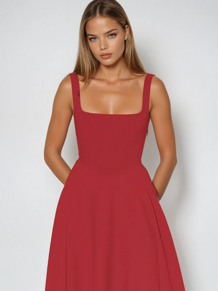 Megan | Elegant Midi Dress