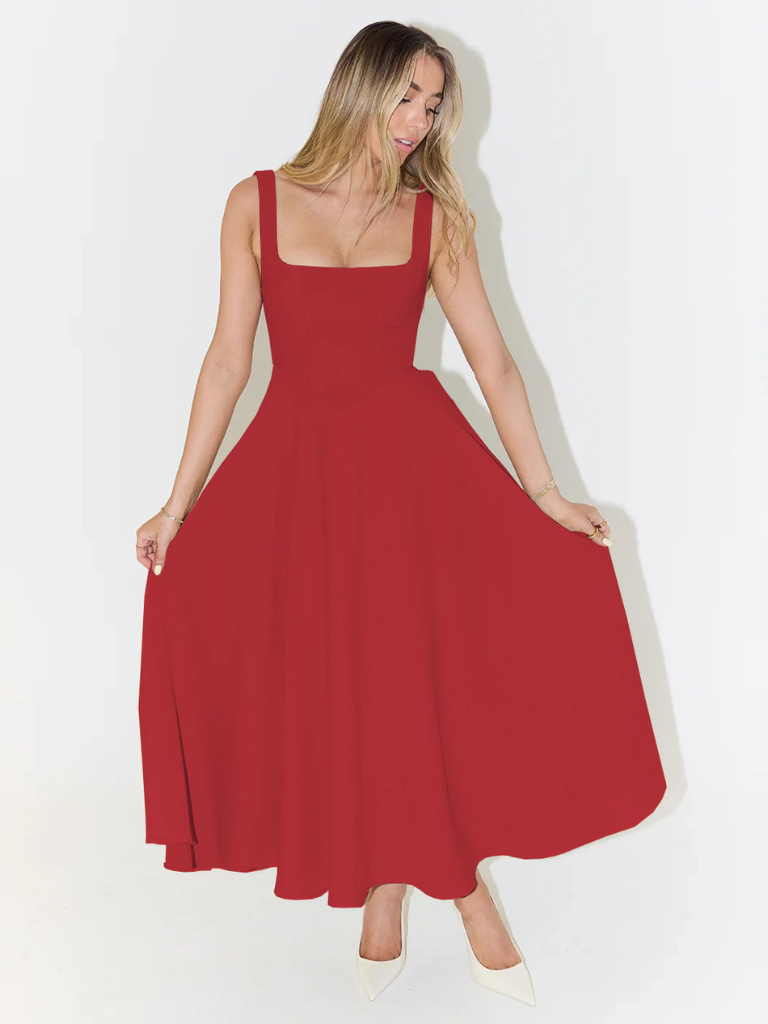 Megan | Elegant Midi Dress