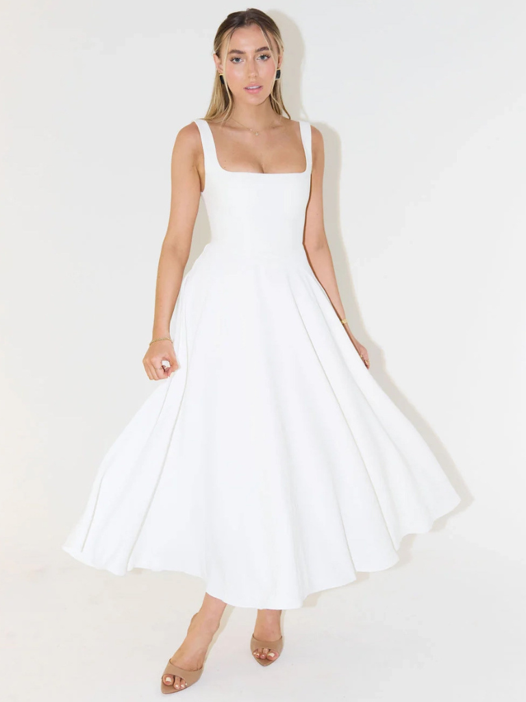 Megan | Elegant Midi Dress