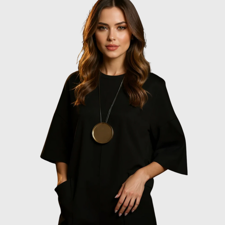 Clara | Chic Short-Sleeve Jumpsuit
