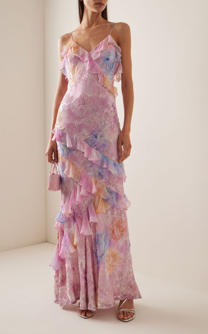 Sophie | Flowing Ruffle Gown