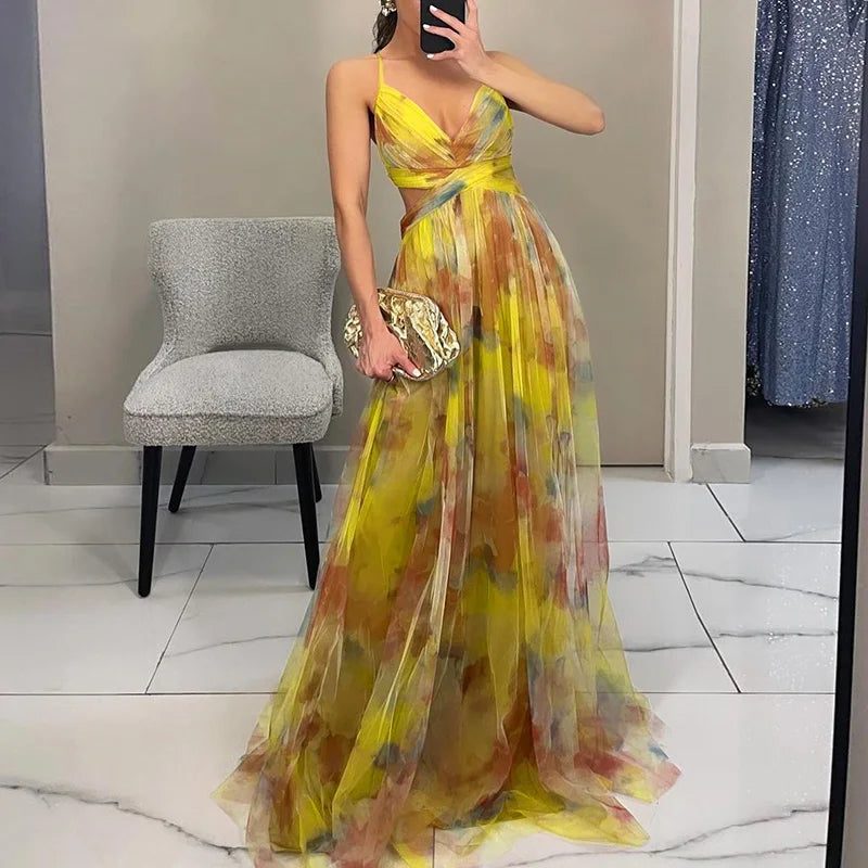 Sophie | Elegant Floral Maxi Dress