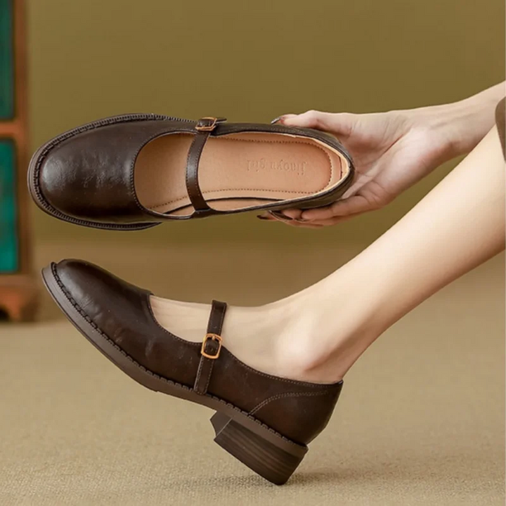 Sophie | Elegant Leather Mary Janes