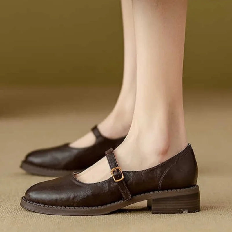 Sophie | Elegant Leather Mary Janes