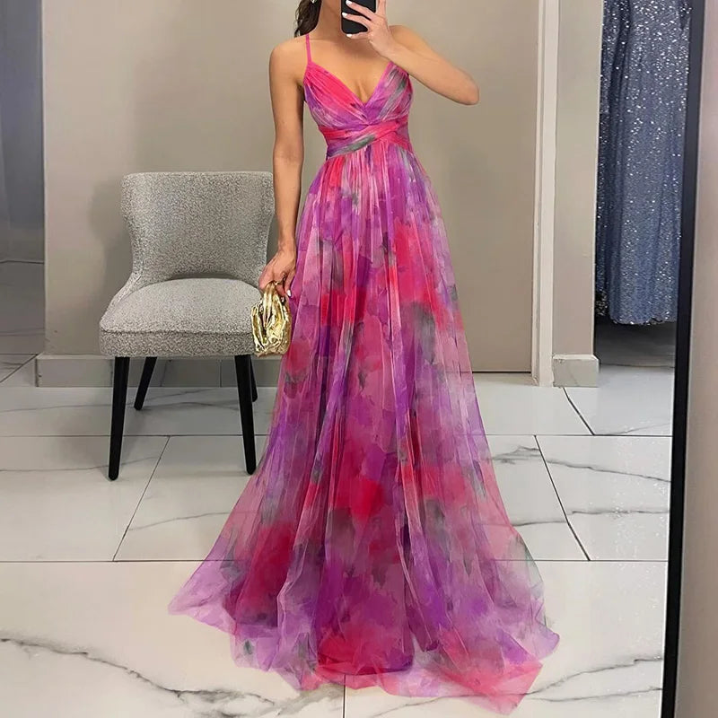 Sophie | Elegant Floral Maxi Dress