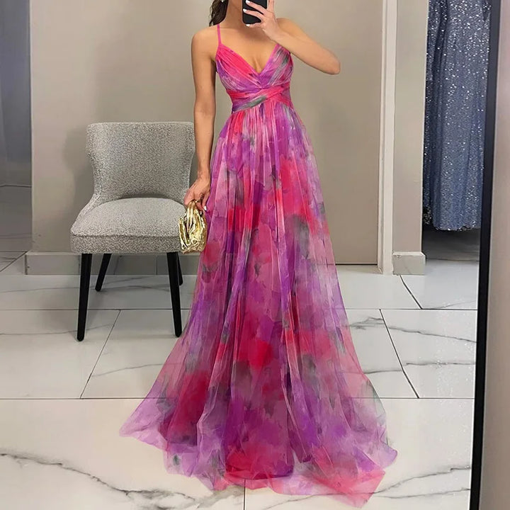 Sophie | Elegant Floral Maxi Dress