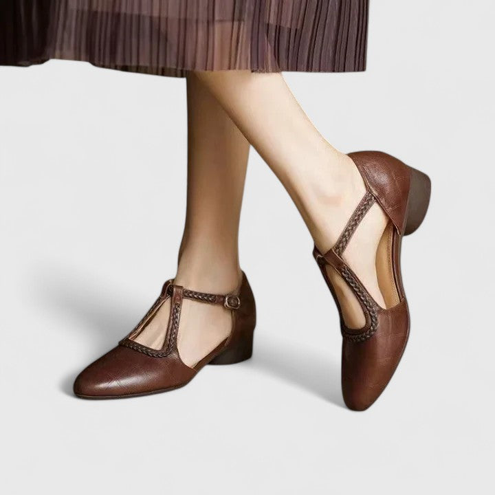 Sophie | Chic T-Strap Flats