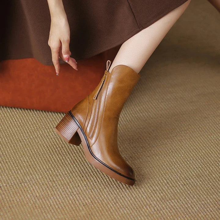 Clara | Stylish Block Heel Boots