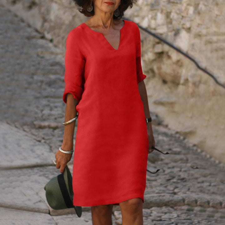 Sophie | Elegant V-Neck Dress