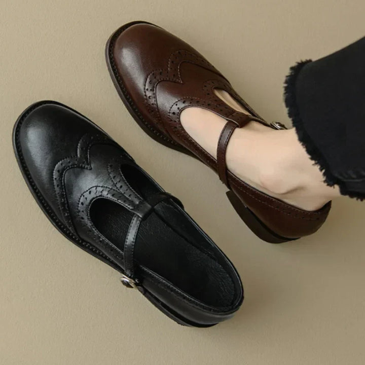 Molly | Stylish T-Strap Shoes