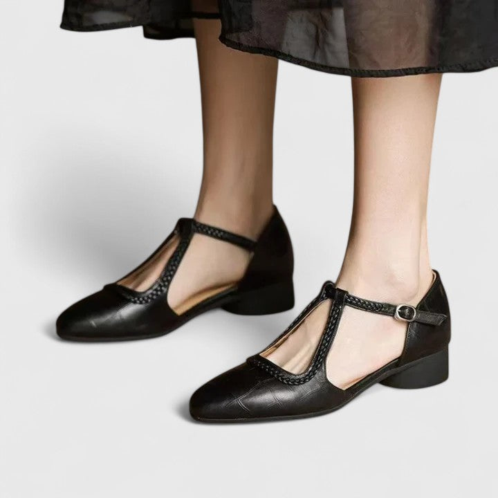 Sophie | Chic T-Strap Flats