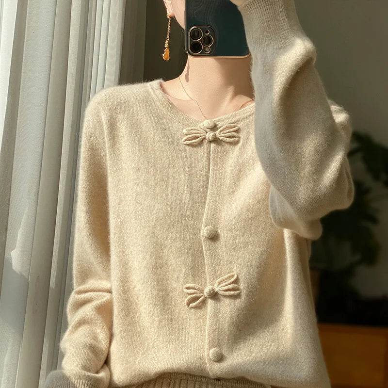 Clara | Bow Detail Cardigan