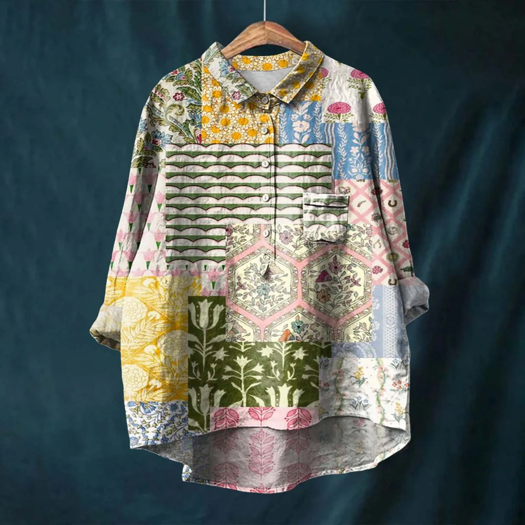 Clara | Elegant Floral Top