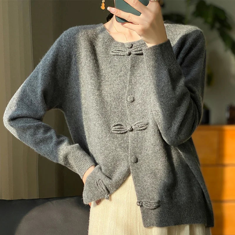 Clara | Bow Detail Cardigan
