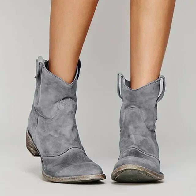 Clara | Western Ankle Boots