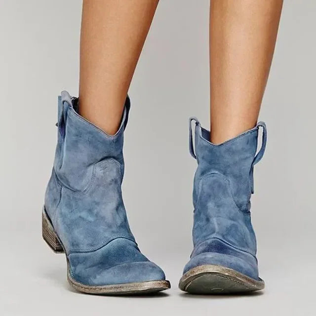 Clara | Western Ankle Boots