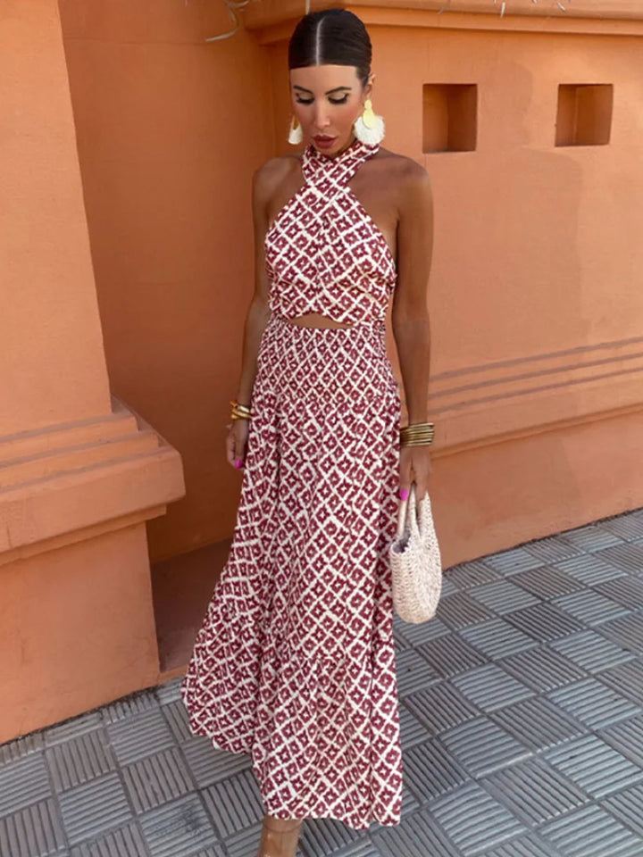Sophie | Off-the-Shoulder Midi Dress