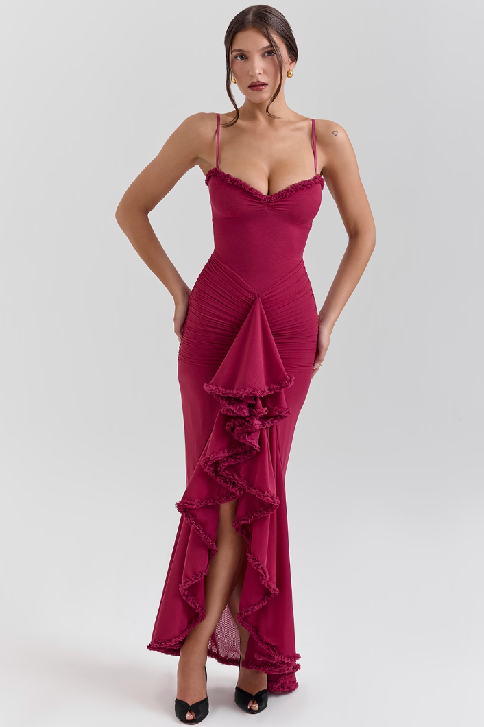 Sophie | Elegant Ruffled Dress
