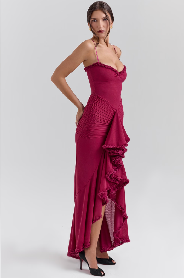 Sophie | Elegant Ruffled Dress