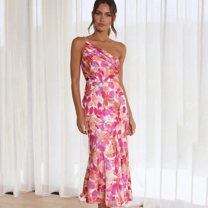 Chloe | Elegant One-Shoulder Dress