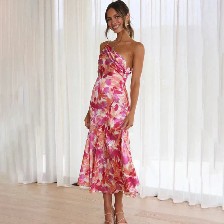 Chloe | Elegant One-Shoulder Dress
