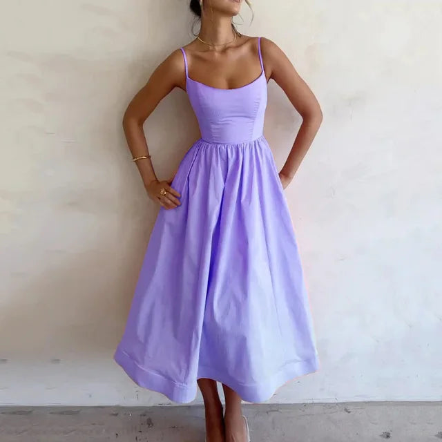 Clara | Elegant Strappy Dress