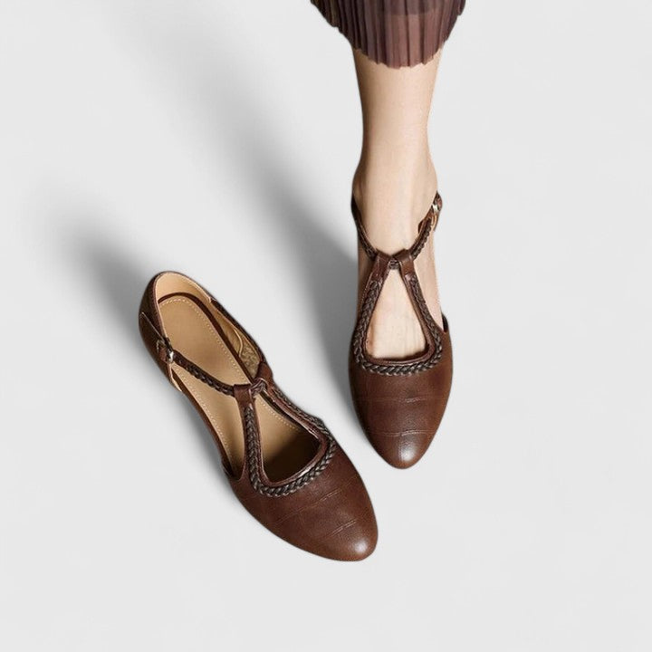 Sophie | Chic T-Strap Flats
