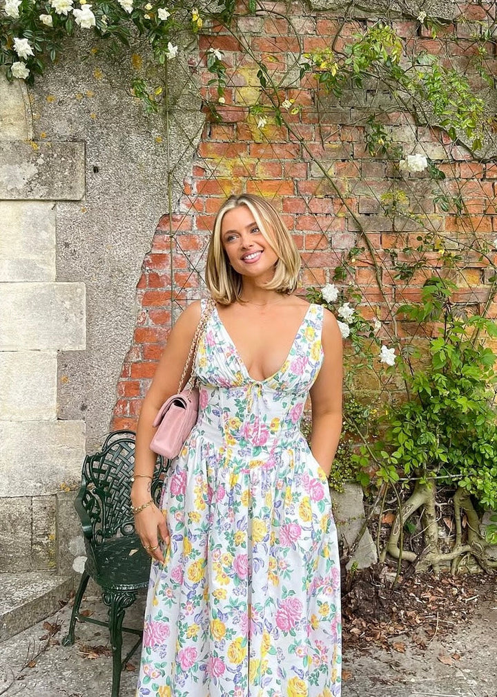 Lily | Floral Sleeveless Dress