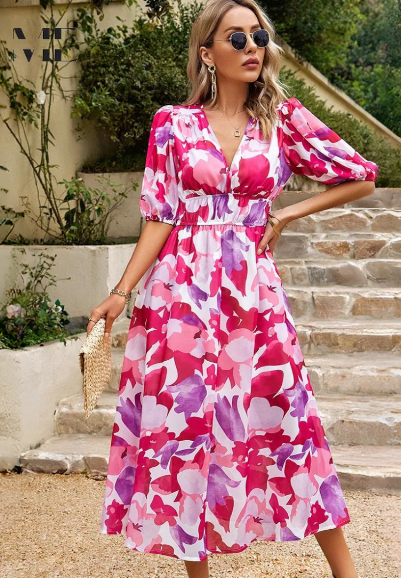 Clara | Chic Floral Dress