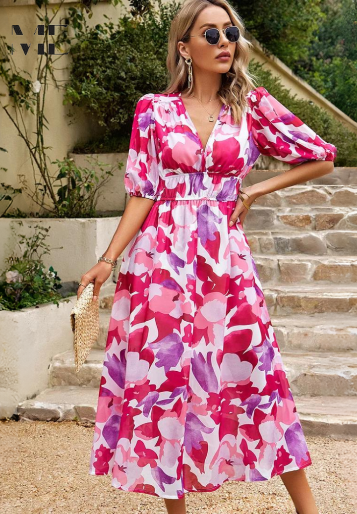Clara | Chic Floral Dress