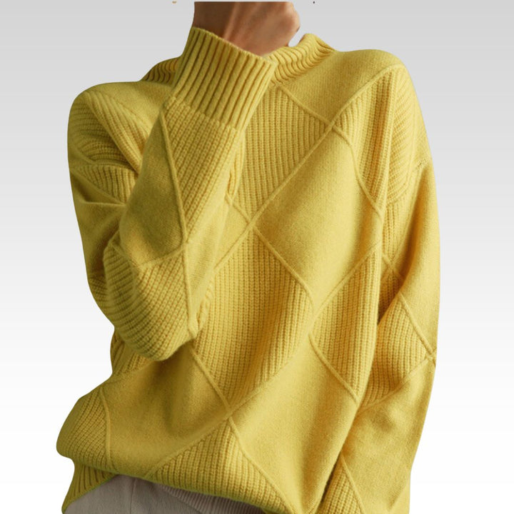 Clara | Elegant Roll Neck Jumper