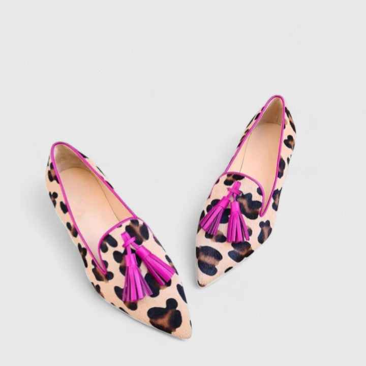 Clara | Chic Leopard Loafers