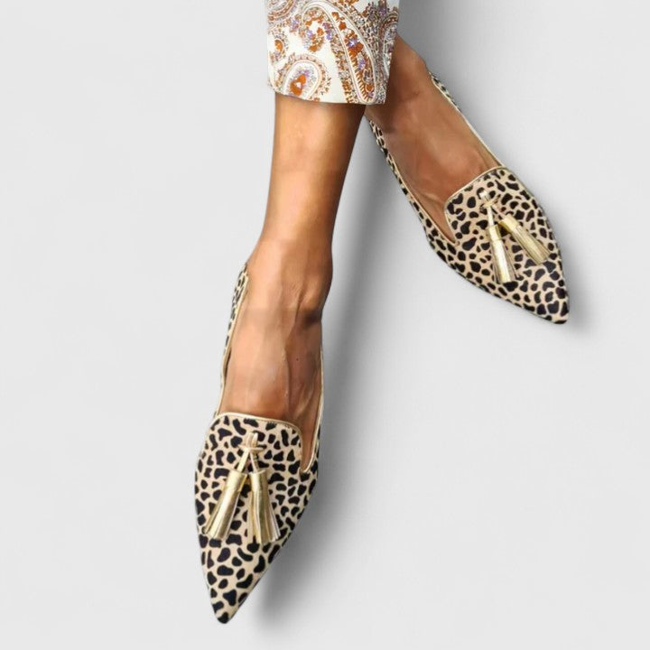 Clara | Chic Leopard Loafers