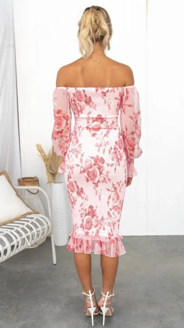 Sophie | Elegant Floral Midi