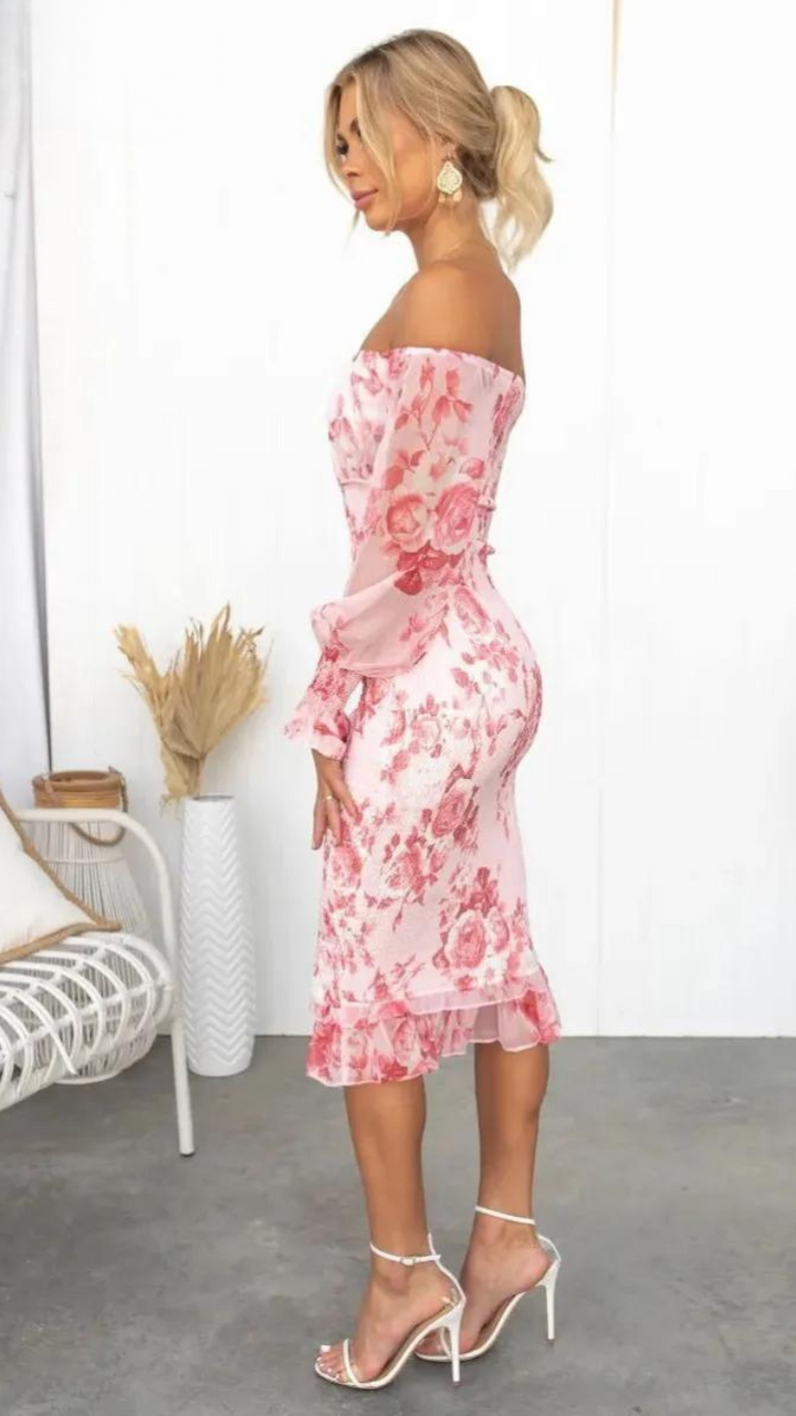 Sophie | Elegant Floral Midi