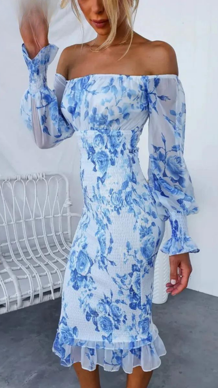 Sophie | Elegant Floral Midi